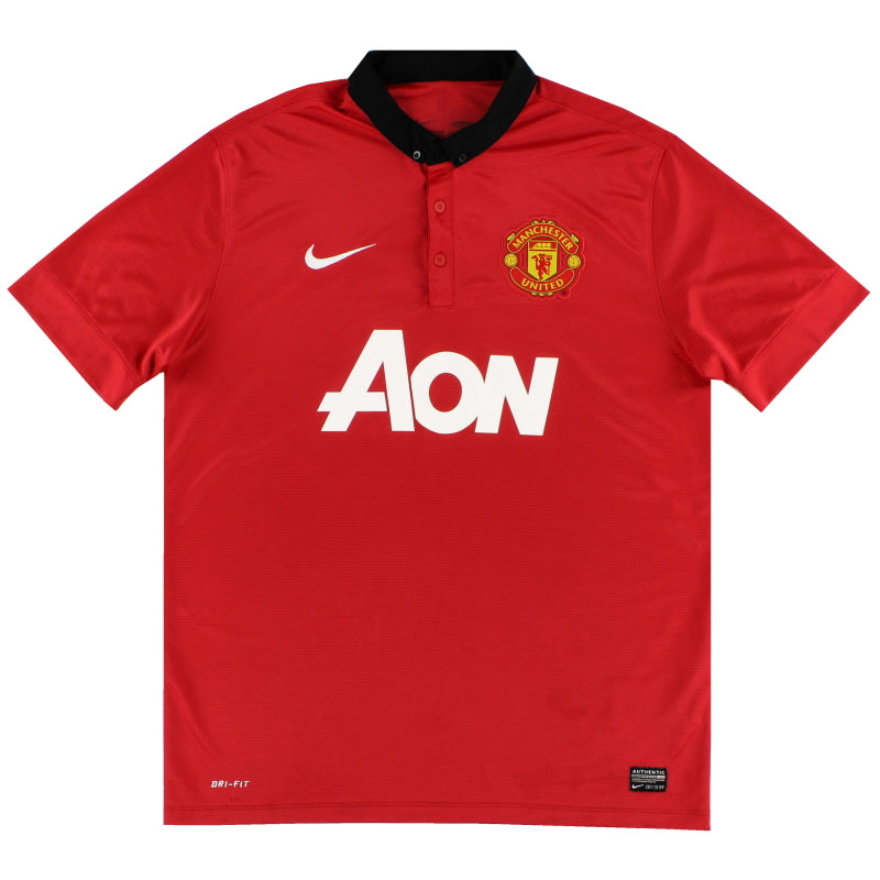 2013-14 Manchester United Nike Home Shirt M Football Shirt