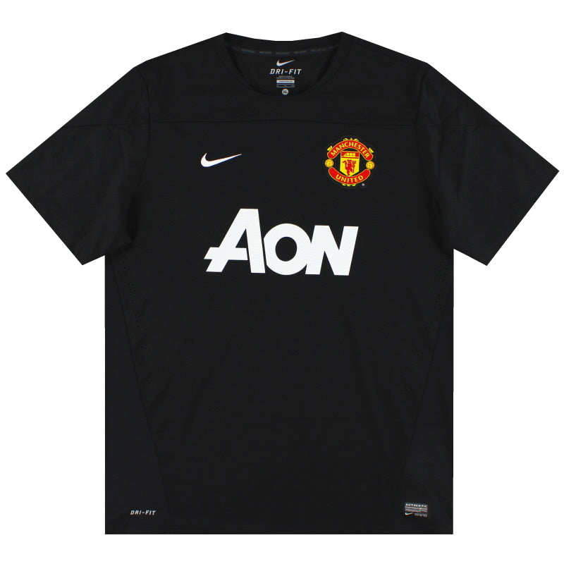 2013-14 Manchester United Nike Player Issue Training Shirt XL Training Shirt