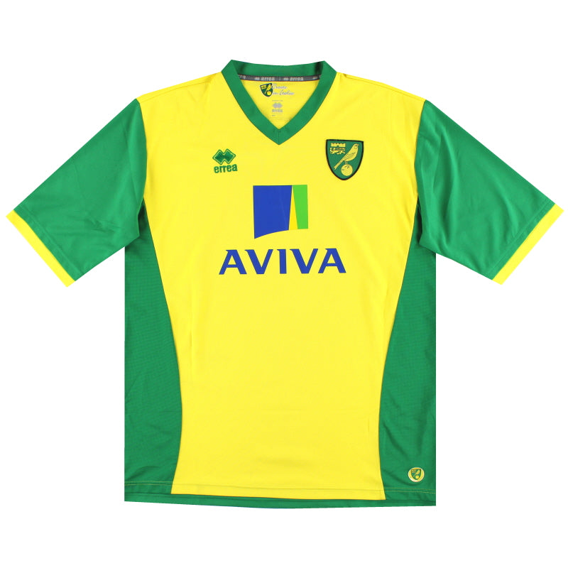 2013-14 Norwich Errea Home Shirt 4XL Football Shirt