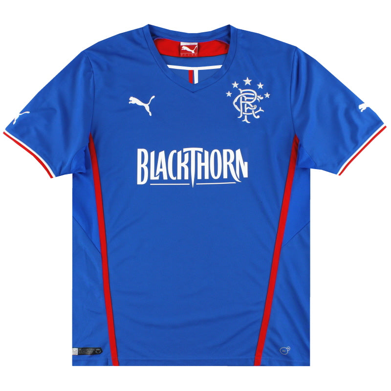 2013-14 Rangers Puma Home Shirt XL Football Shirt