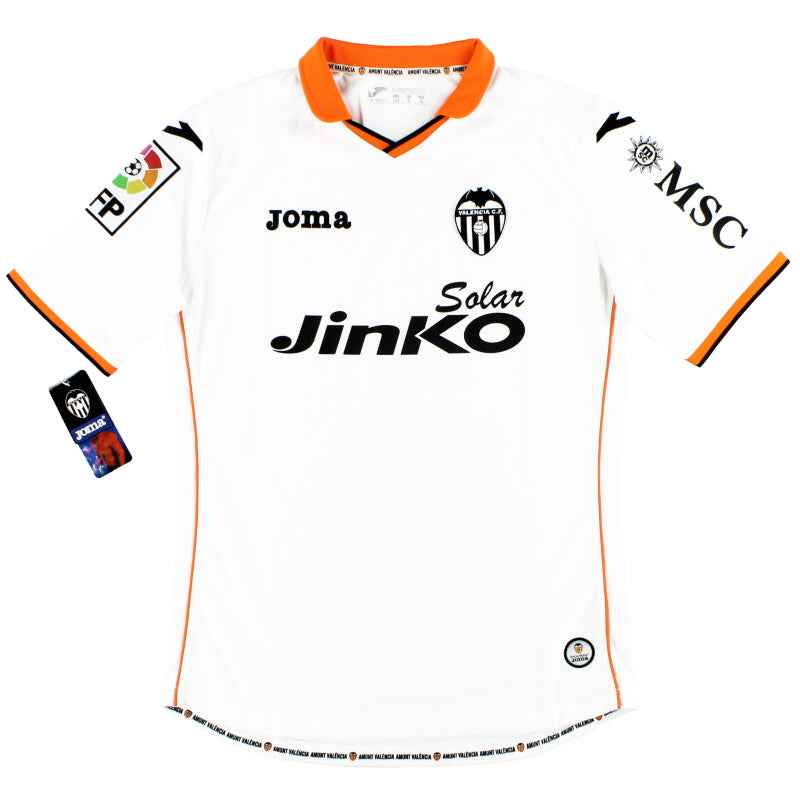 2013-14 Valencia Joma Home Shirt w/tags* M Football Shirt