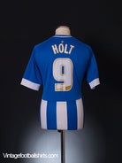 2013-14 Wigan Home Shirt Holt #9 L Football Shirt