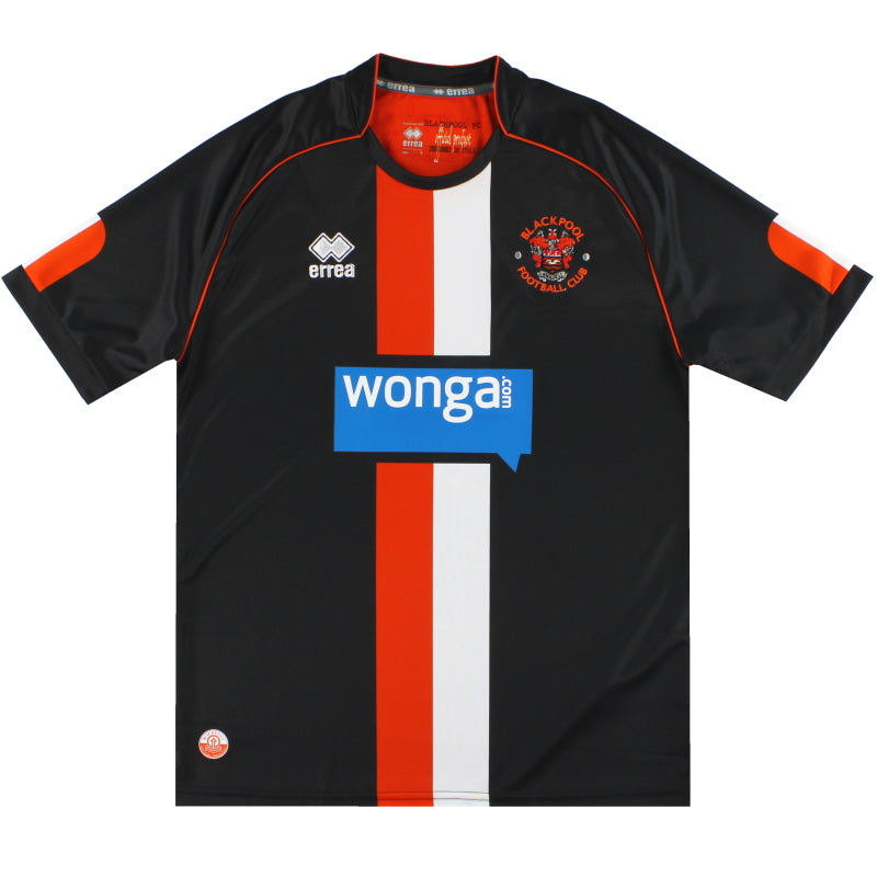 2013-15 Blackpool Errea Away Shirt *As New* L Football Shirt