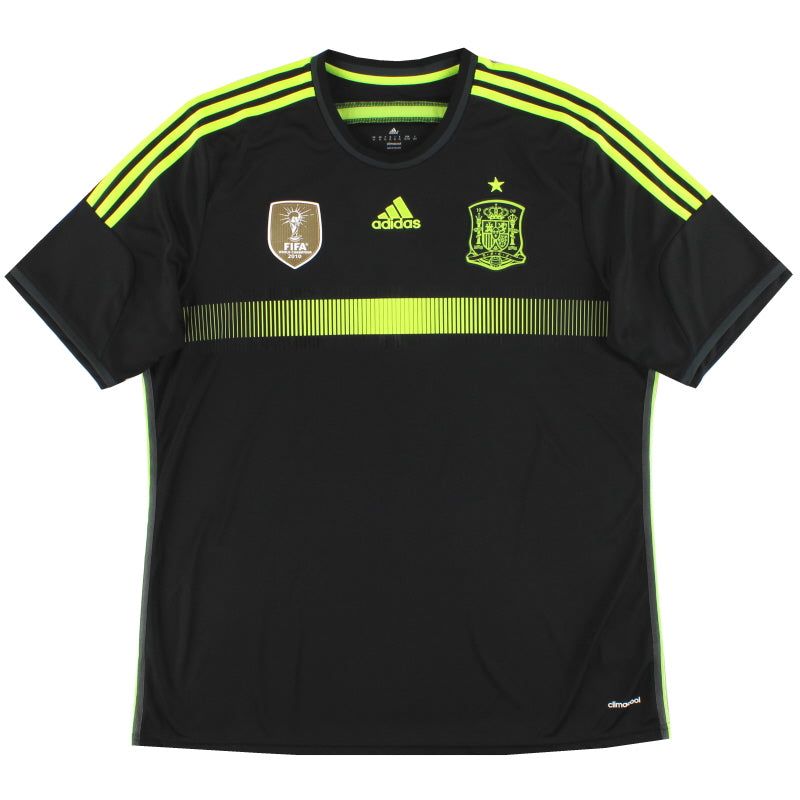 2013-15 Spain adidas Away Shirt *Mint* XL Football Shirt