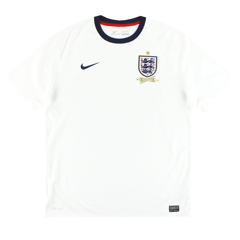 2013 England '150th Anniversary' Nike Home Shirt M Football Shirt