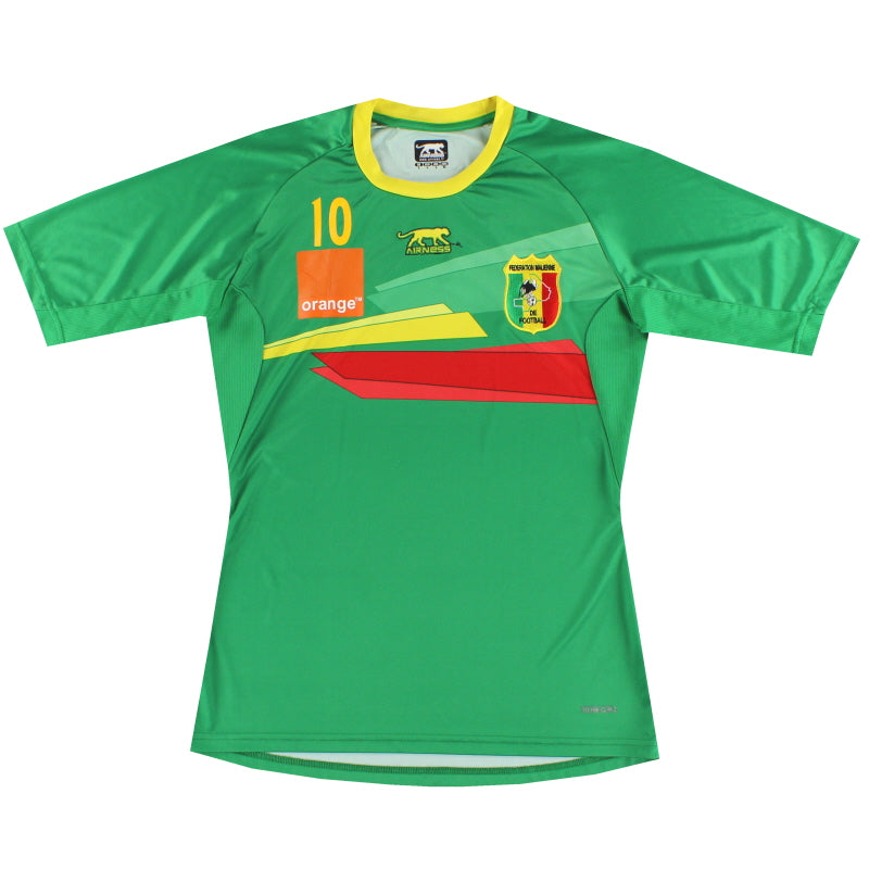 2013 Mali Airness Player Issue Training Shirt #10 L Training Shirt