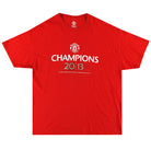 2013 Manchester United Champions Graphic Tee XL T-Shirt