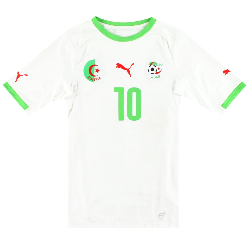 2014-15 Algeria Puma Player Issue Home Shirt #10 M Football Shirt