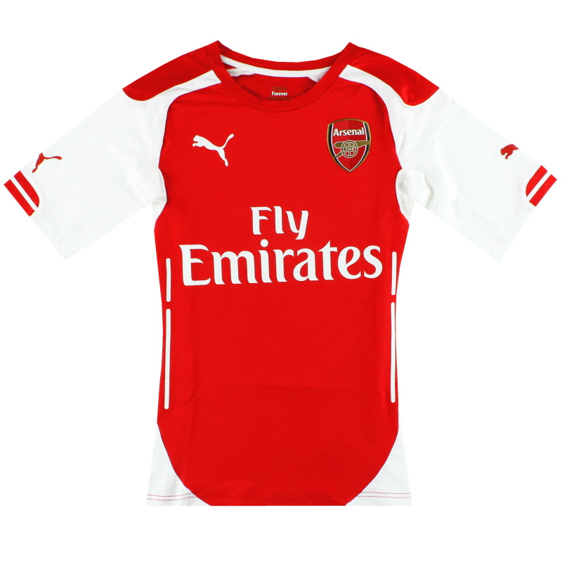 2014-15 Arsenal Puma Authentic Home Shirt *As New* S Football Shirt