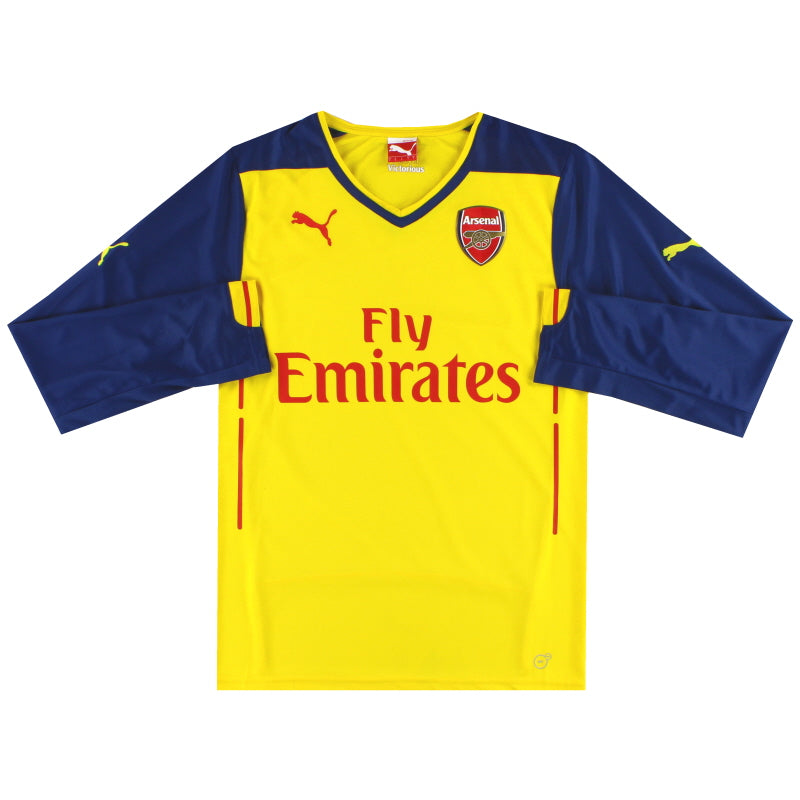 2014-15 Arsenal Puma Away Shirt L/S *As New* Football Shirt