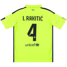 2014-15 Barcelona Nike Third Shirt I.Rakitic #4 XL.Boys Football Shirt