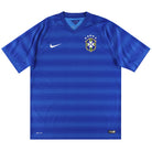 2014-15 Brazil Nike Away Shirt *Mint* S Football Shirt