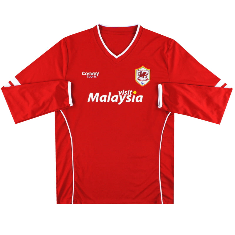 2014-15 Cardiff City Home Shirt L/S XL Football Shirt