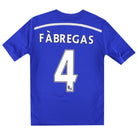 2014-15 Chelsea adidas Home Shirt Fàbregas #4 L.Boys Football Shirt