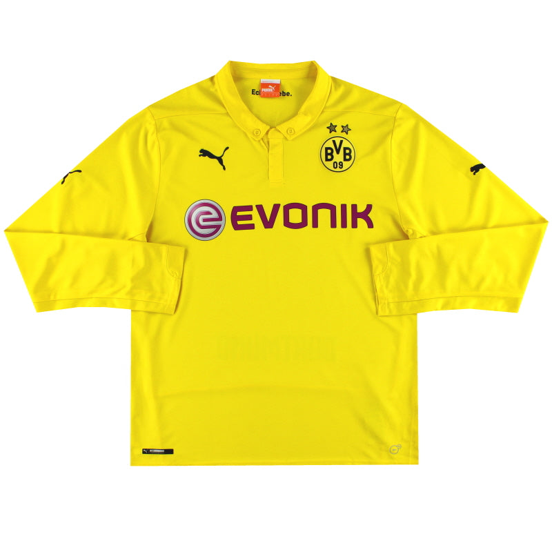 2014-15 Dortmund Puma Champions League Shirt L/S *As New* L Football Shirt