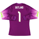 2014-15 England Player Issue Goalkeeper Shirt Butland #1 L Football Shirt