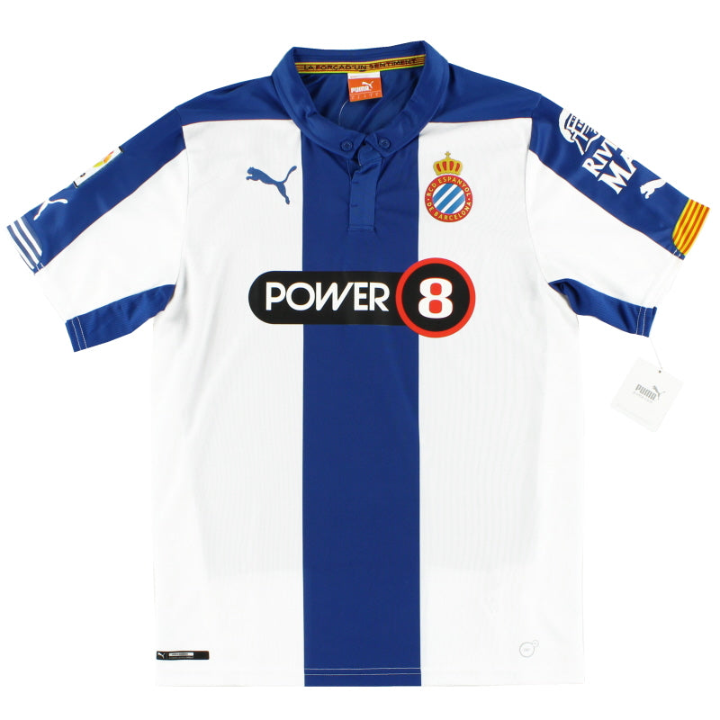 2014-15 Espanyol Puma Home Shirt *BNIB* Football Shirt