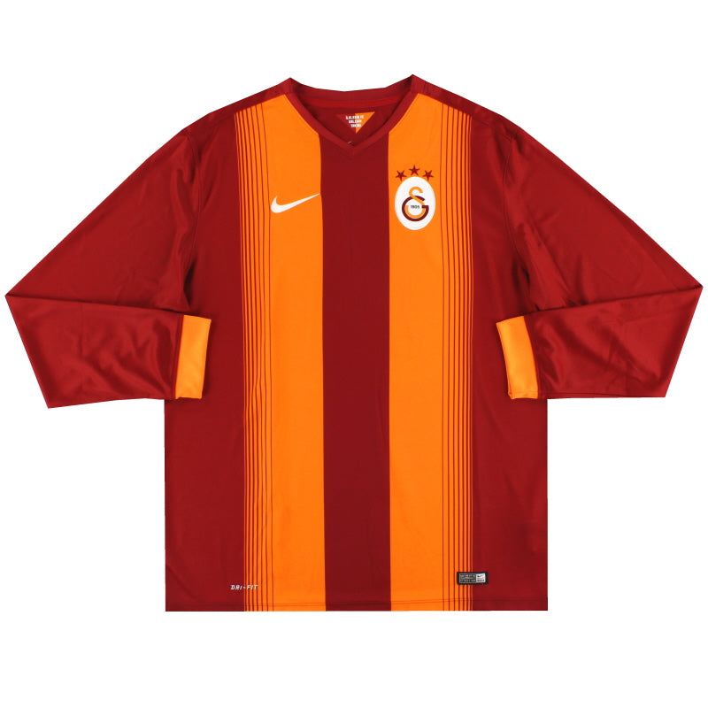 2014-15 Galatasaray Nike Home Shirt L/S L Football Shirt