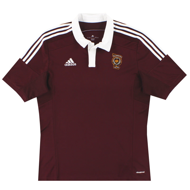 2014-15 Hearts adidas Home Shirt L Football Shirt