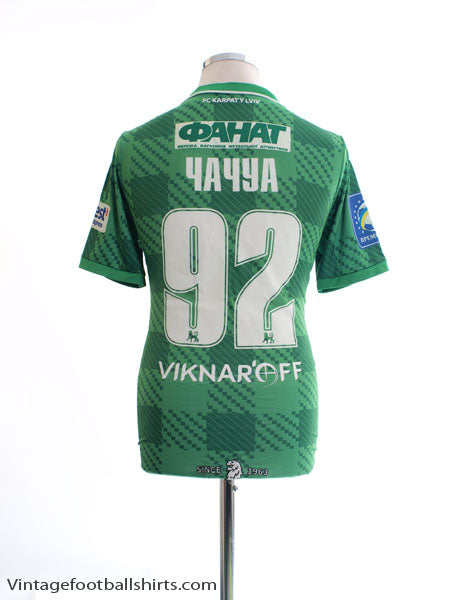 2014-15 Karpaty Lviv Match Issue Away Shirt Ð§Ð°Ñ‡ÑƒÐ° #92 S Football Shirt