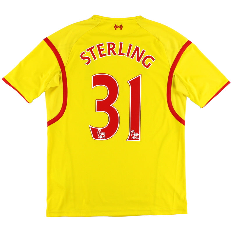 2014-15 Liverpool Away Shirt Sterling #31 L Football Shirt