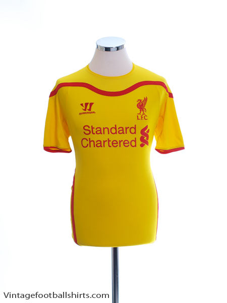 2014-15 Liverpool Away Shirt S Football Shirt