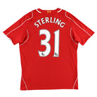 2014-15 Liverpool Home Shirt Sterling #31 L Football Shirt