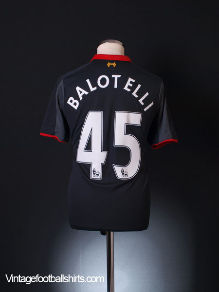 2014-15 Liverpool Third Shirt Balotelli #45 M Football Shirt