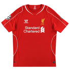 2014-15 Liverpool Warrior Champions League Home Shirt L Football Shirt