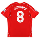 2014-15 Liverpool Warrior Home Shirt Gerrard #8 L Football Shirt