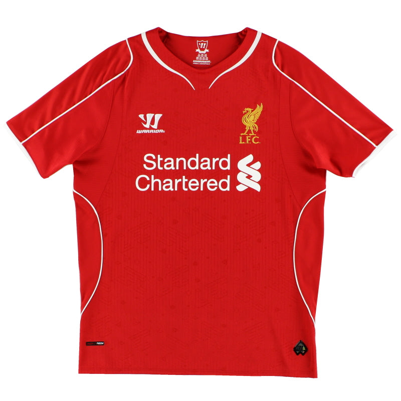 2014-15 Liverpool Warrior Home Shirt *Mint* M Football Shirt