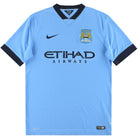 2014-15 Manchester City Nike Home Shirt L Football Shirt