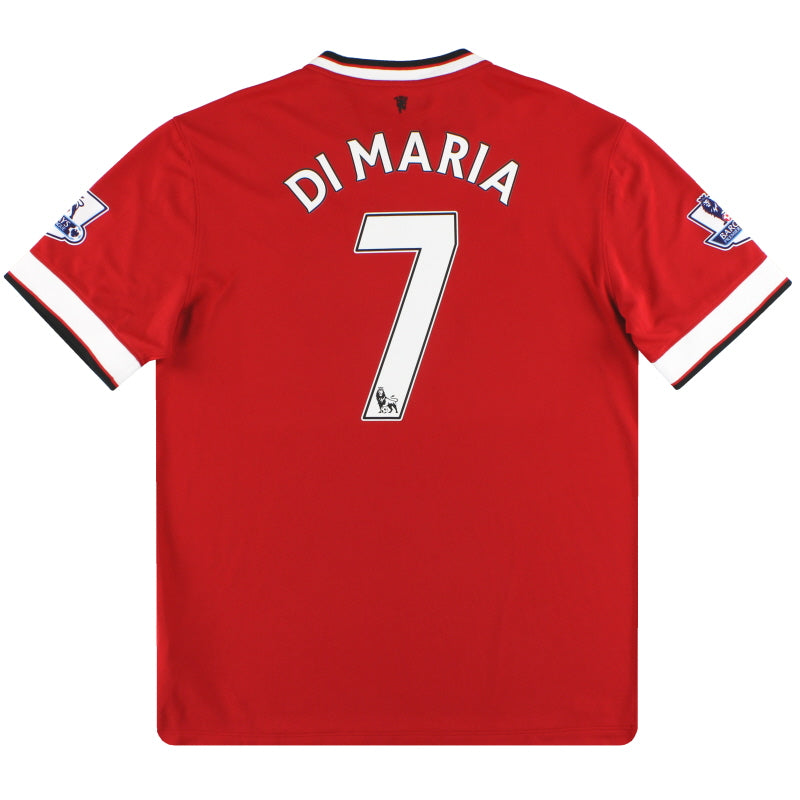 2014-15 Manchester United Nike Home Shirt Di Maria #7 L Football Shirt