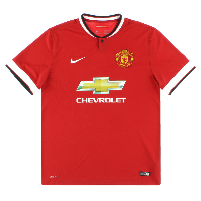 2014 15 Manchester United Nike Home Shirt Januzaj 44 L 611031 624 Vintage Football Shirts