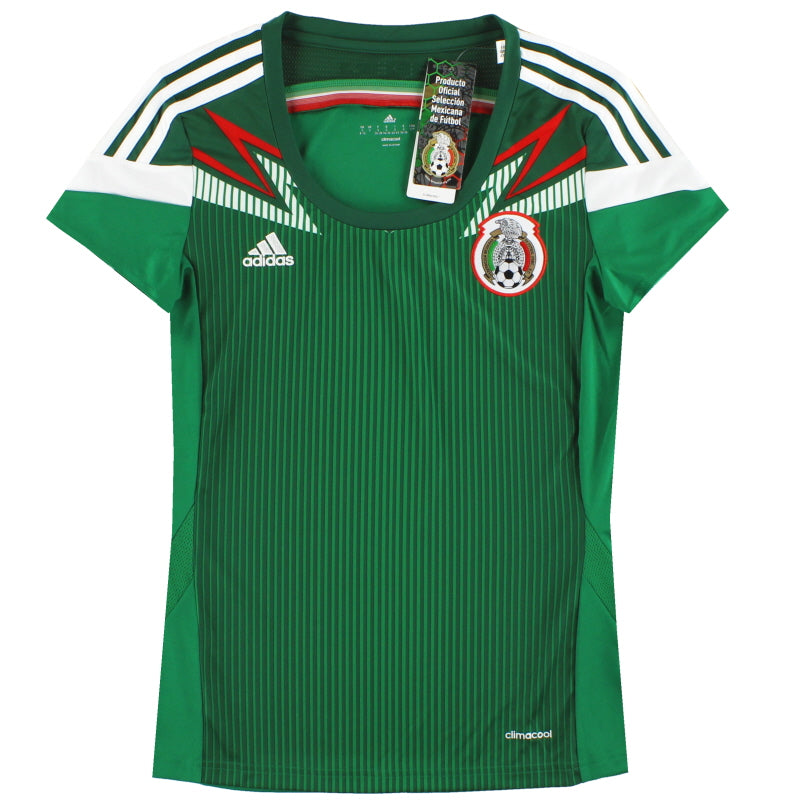 2014-15 Mexico adidas Womens Home Shirt *BNIB* S Football Shirt