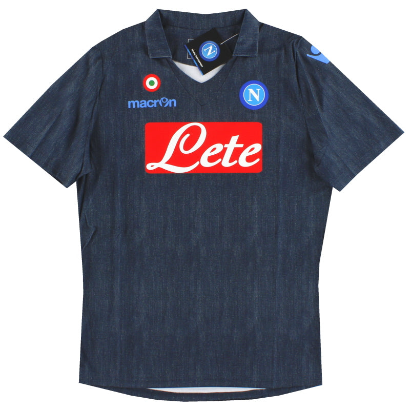 2014-15 Napoli Macron Away Shirt *BNIB* XS.Boys Football Shirt