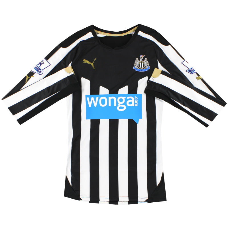 2014-15 Newcastle Puma Authentic Home Shirt L/S XL Football Shirt