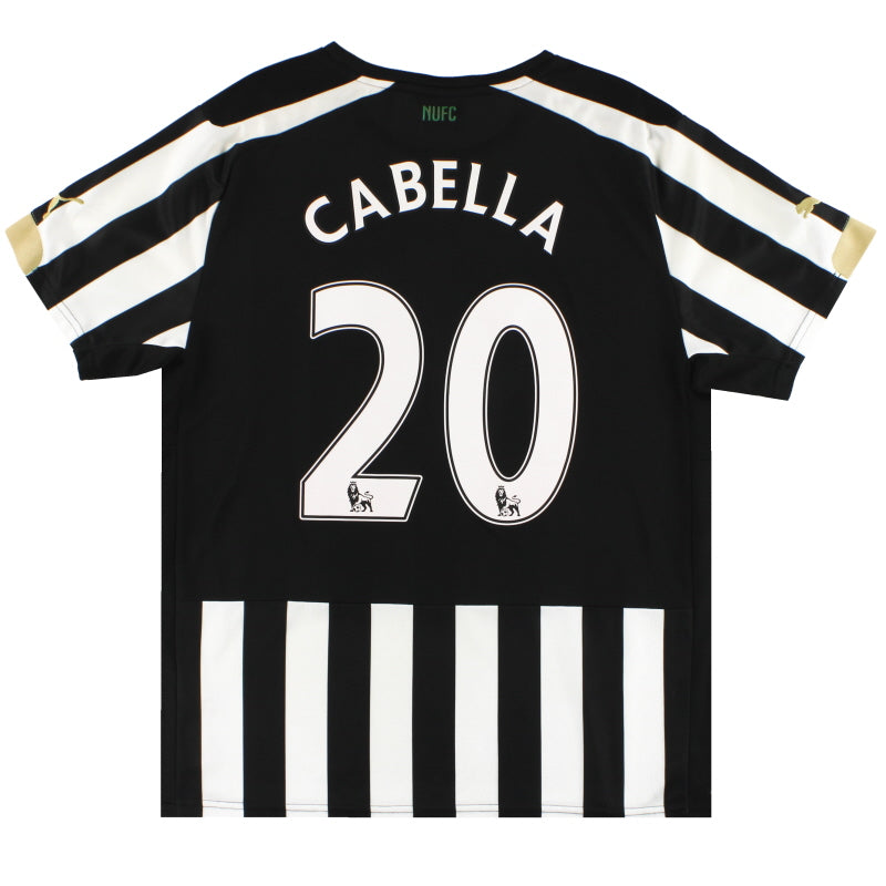 2014-15 Newcastle Puma Home Shirt Cabella #20 M Football Shirt