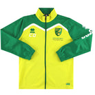 2014-15 Norwich City Errea Player Issue Zip Top 'CO' L Football Shirt