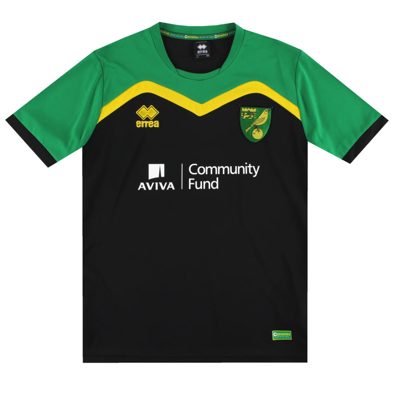 2014-15 Norwich City Errea Training Top M Football Shirt