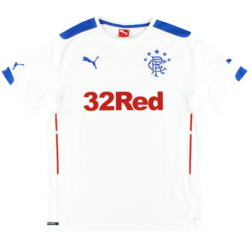 2014-15 Rangers Puma Away Shirt L Football Shirt