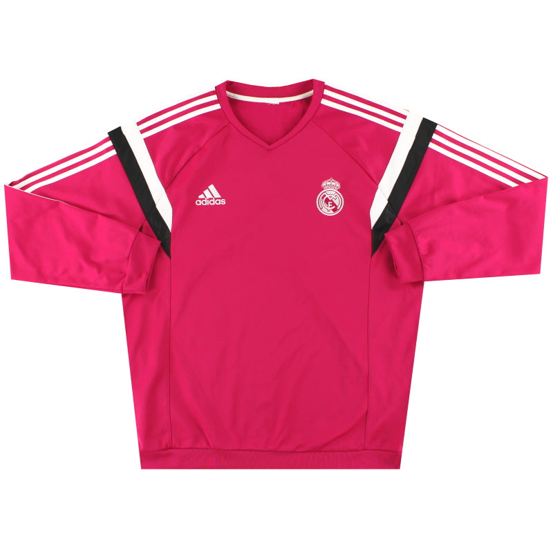 ADIDAS REAL MADRID SWEATER TRAINING authentic JUMPER PINK XL