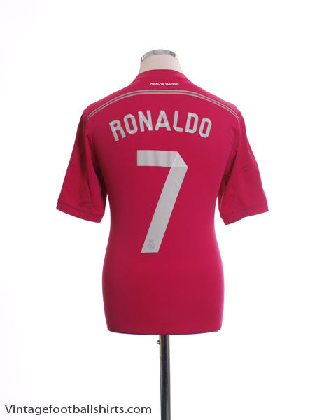 2014-15 Real Madrid Away Shirt Ronaldo #7 S Football Shirt