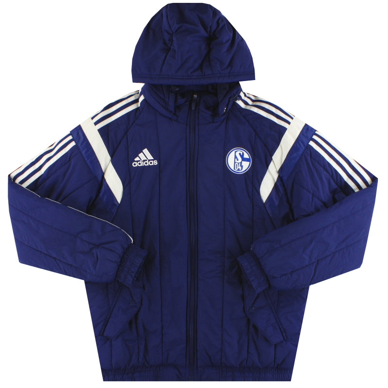 2014-15 Schalke adidas Padded Jacket S Jacket