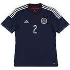 2014-15 Scotland adidas adizero Player Issue Home Shirt #2 S Football Shirt