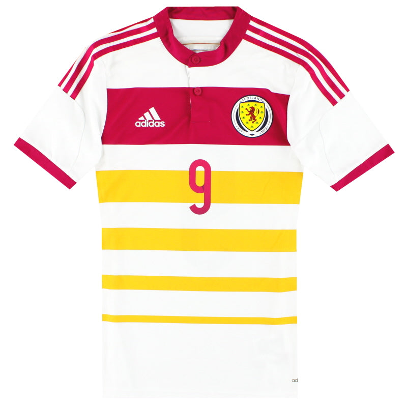 2014-15 Scotland adidas Player Issue adizero Away Shirt #9 *As New* S Football Shirt