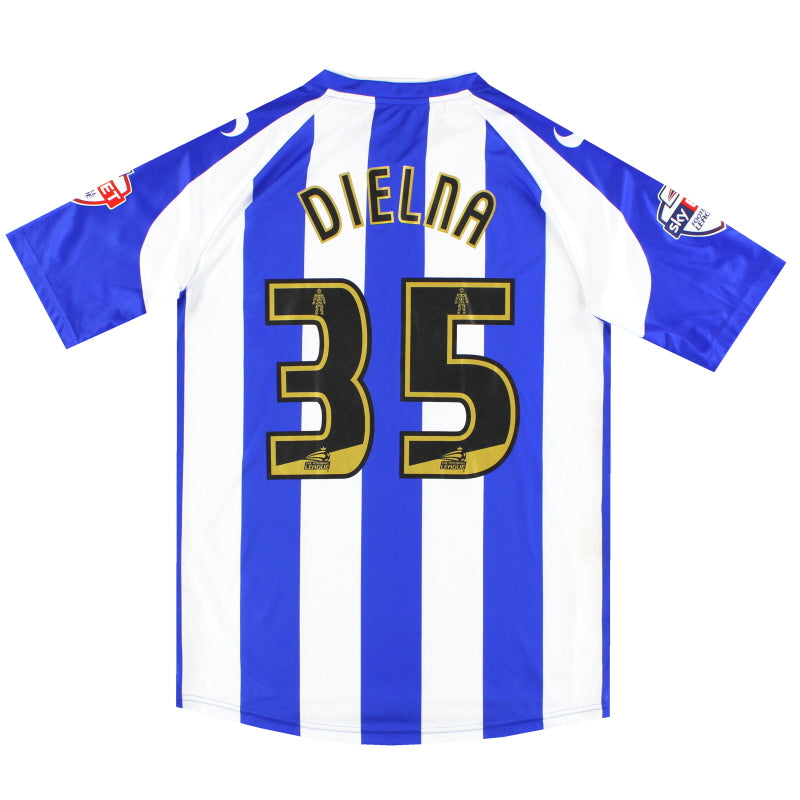 2014-15 Sheffield Wednesday Match Issue Home Shirt Dielna #35 M Football Shirt