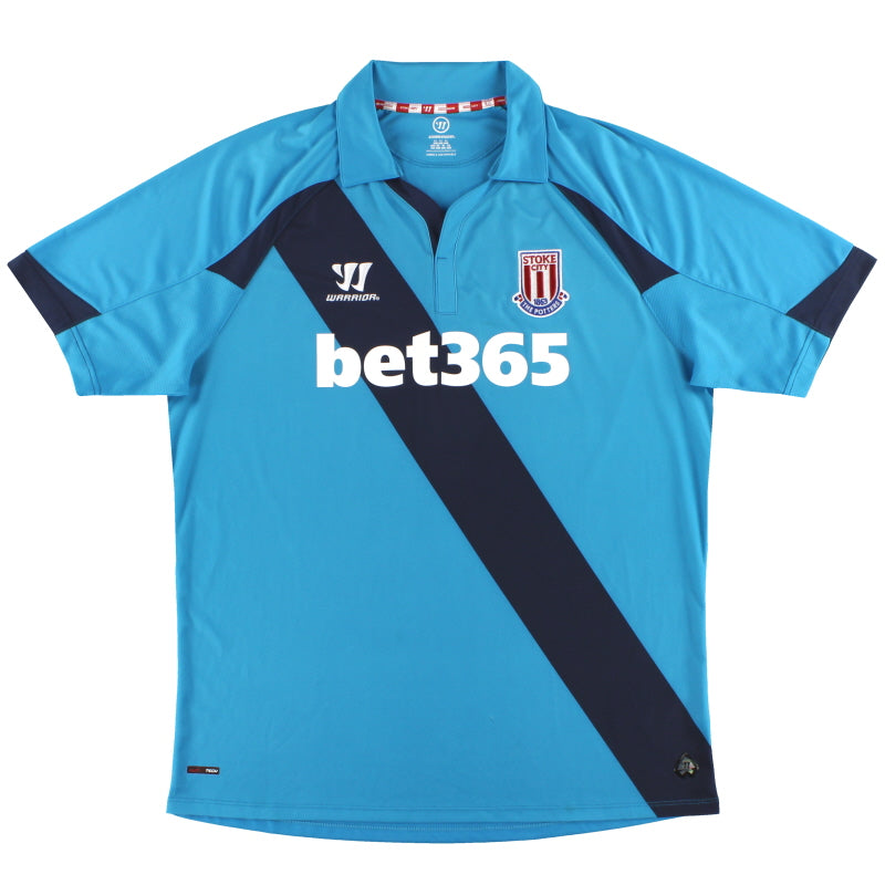 2014-15 Stoke City Warrior Away Shirt L Football Shirt