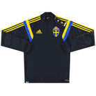 2014-15 Sweden adidas 1/4 Zip Training Top *BNIB* S Football Shirt