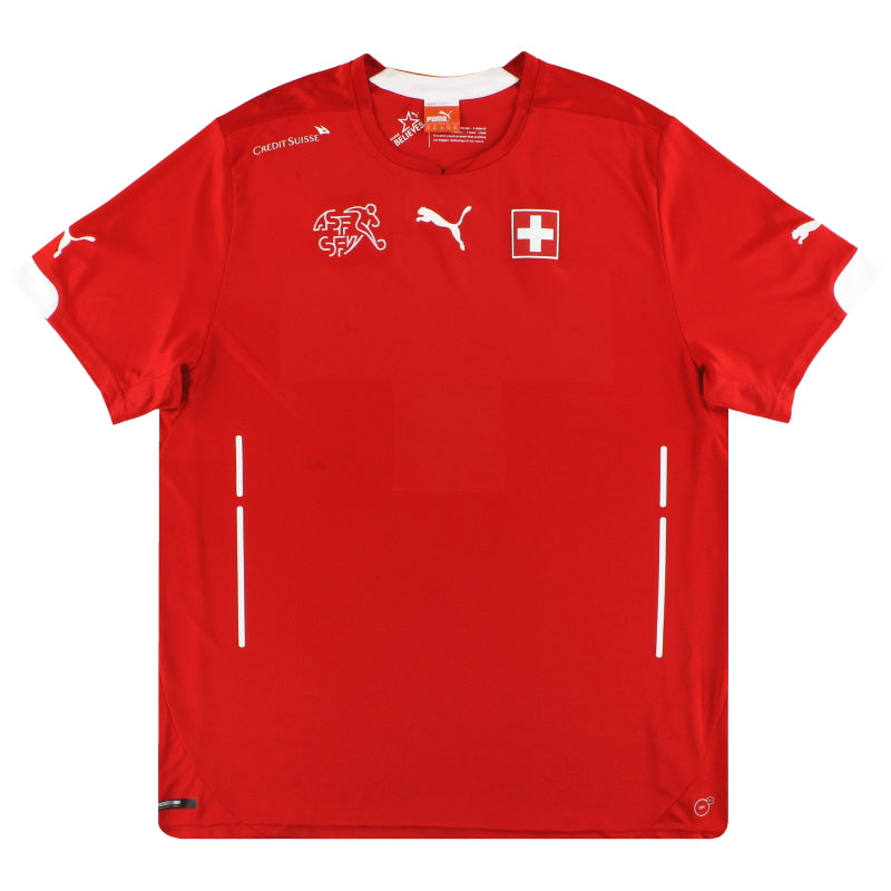 2014-15 Switzerland Puma Home Shirt S Football Shirt